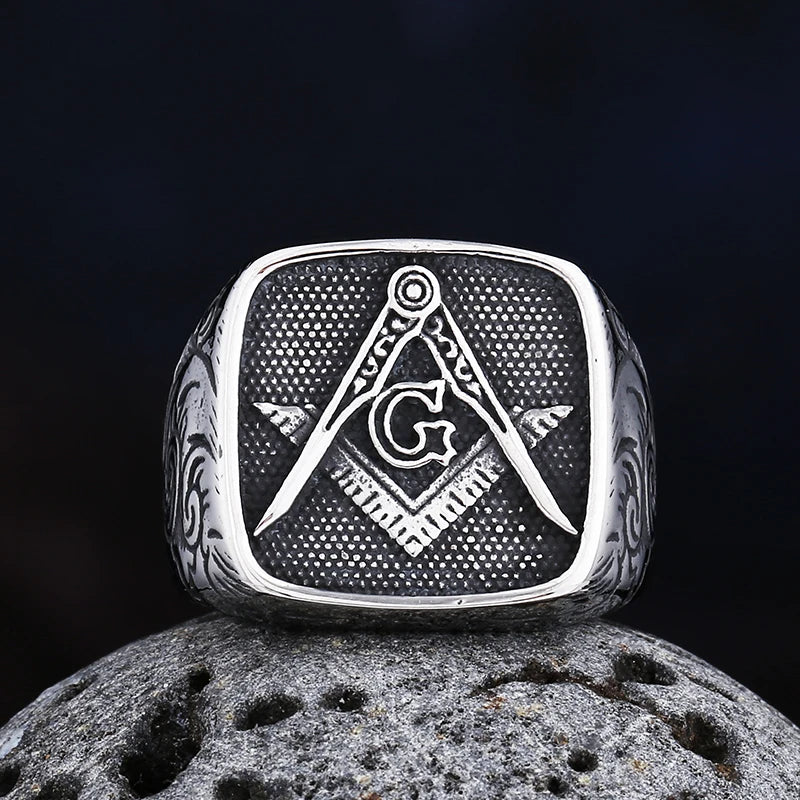 ANILLO MASON PLATEADO