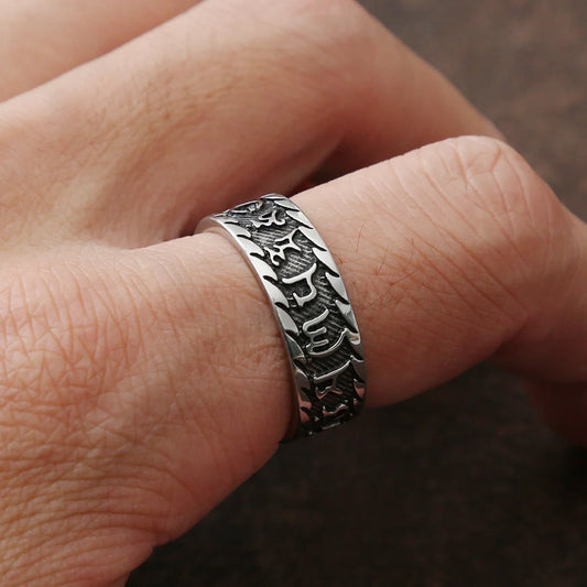 ANILLO MANTRA DE 6 PALABRAS