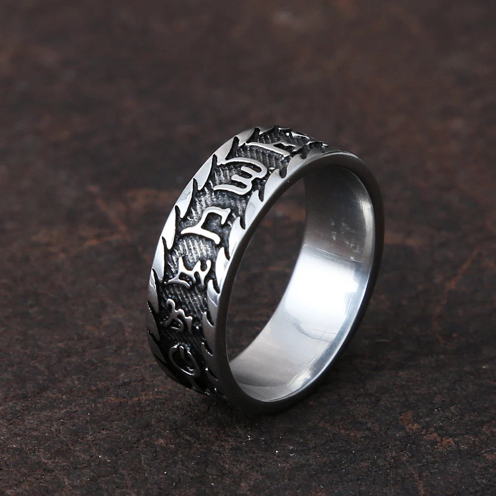 ANILLO MANTRA DE 6 PALABRAS