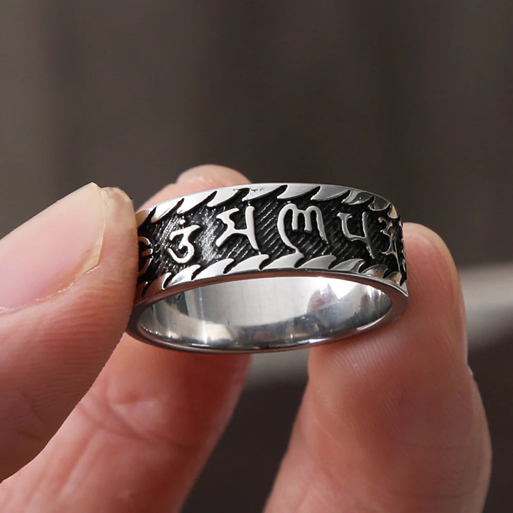 ANILLO MANTRA DE 6 PALABRAS