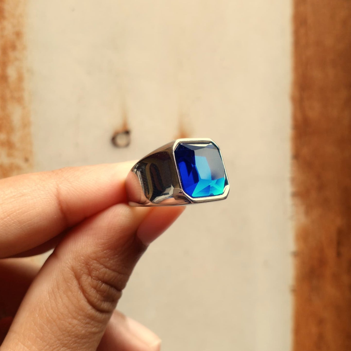 ANILLO PIEDRA AZUL