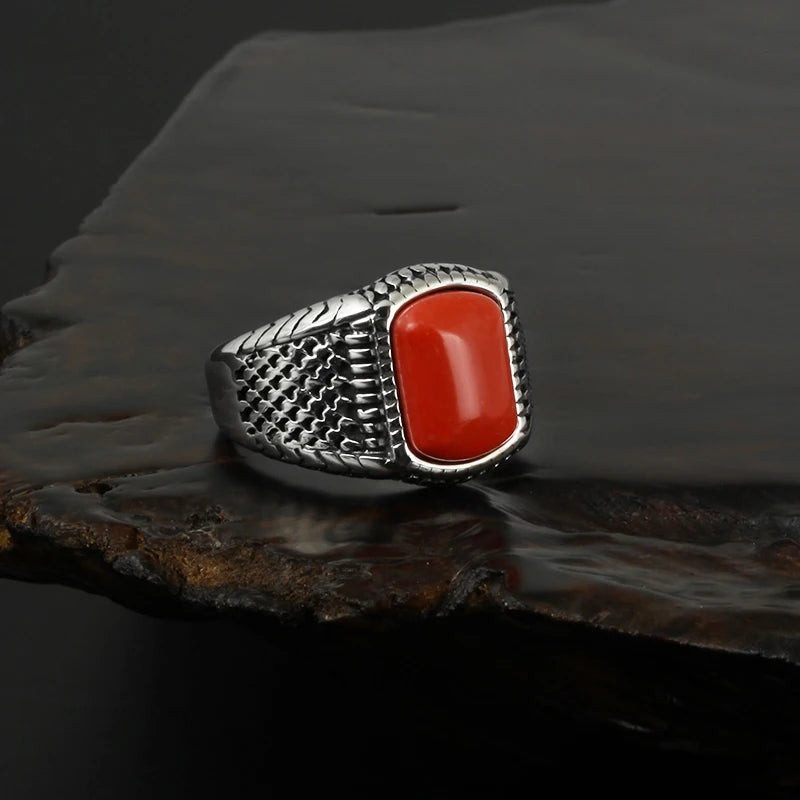 ANILLO PIEDRA NARANJA