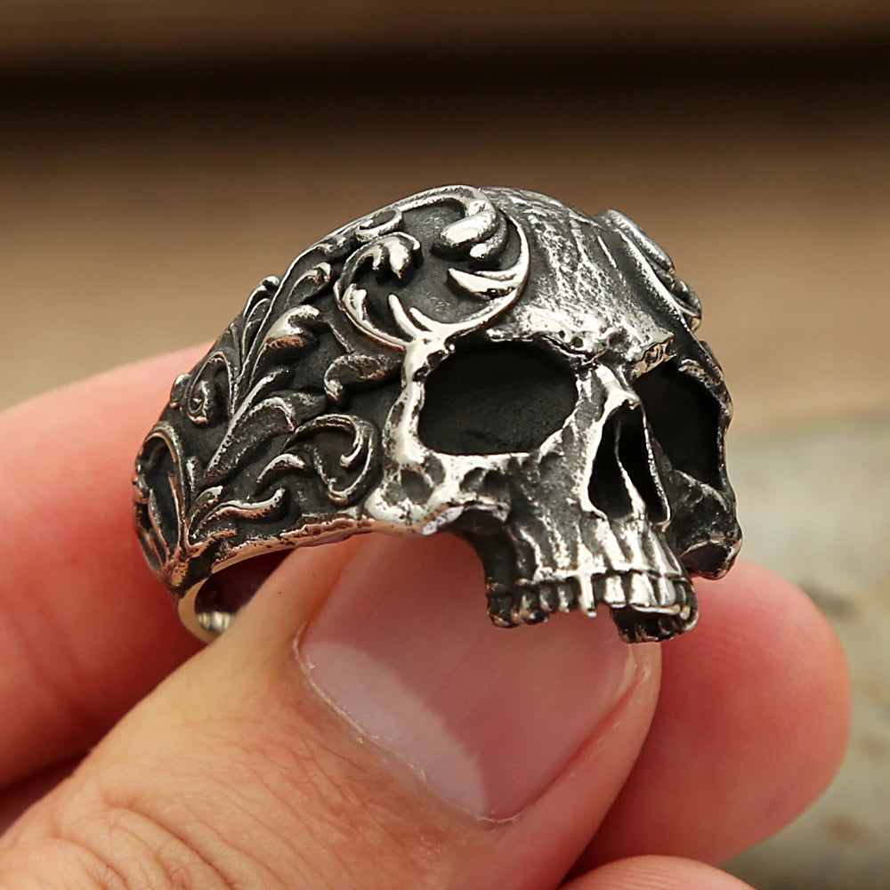 ANILLO CALAVERA GOTICO