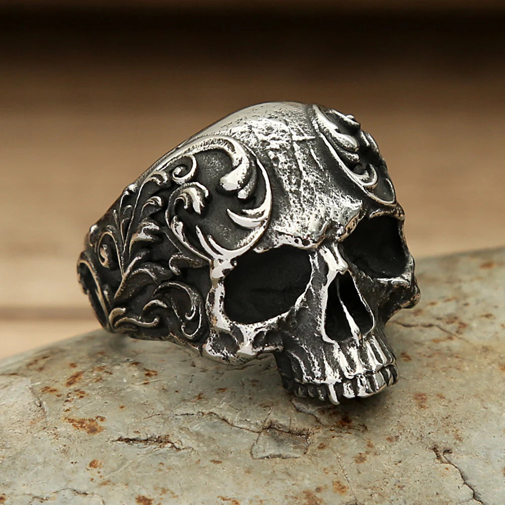 ANILLO CALAVERA GOTICO