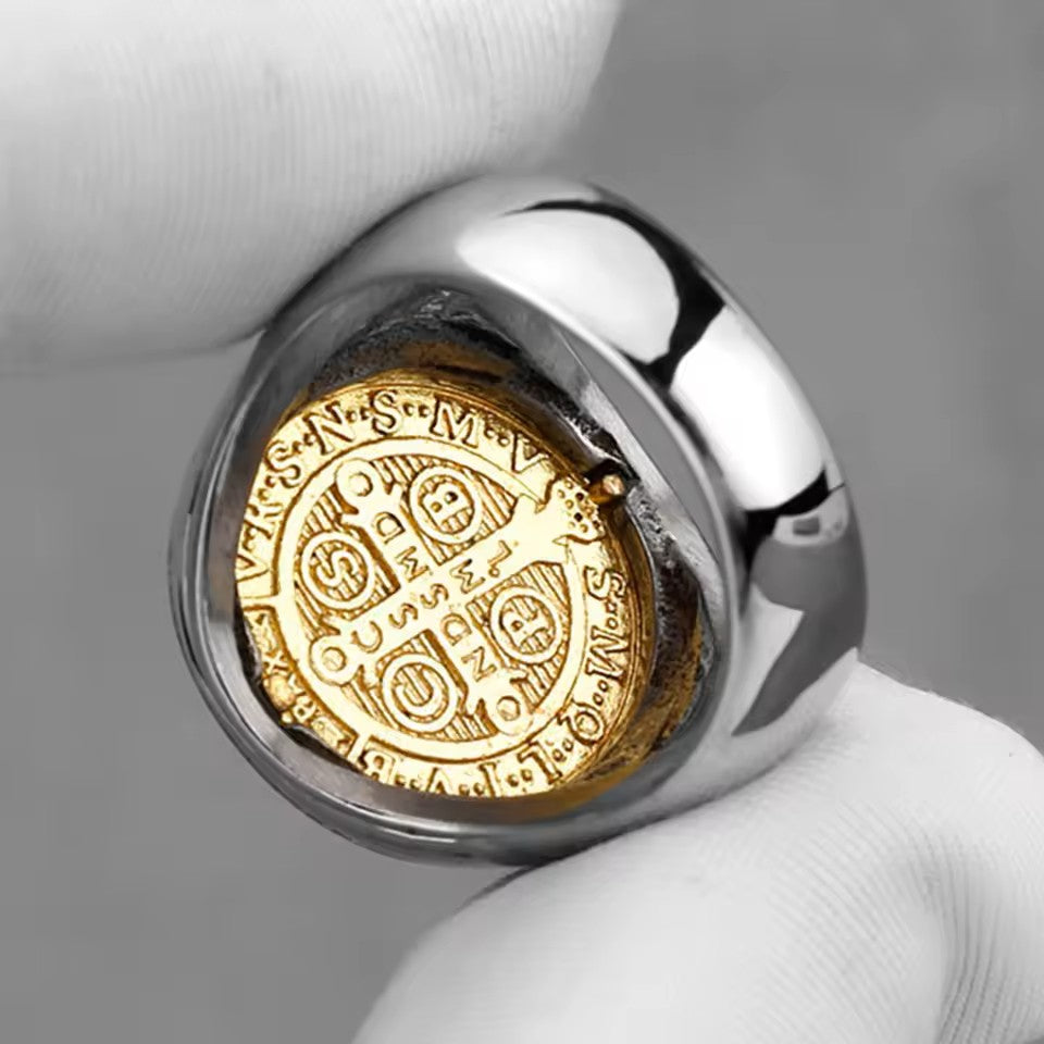 ANILLO JESUS REVERSIBLE (CON DETALLES)