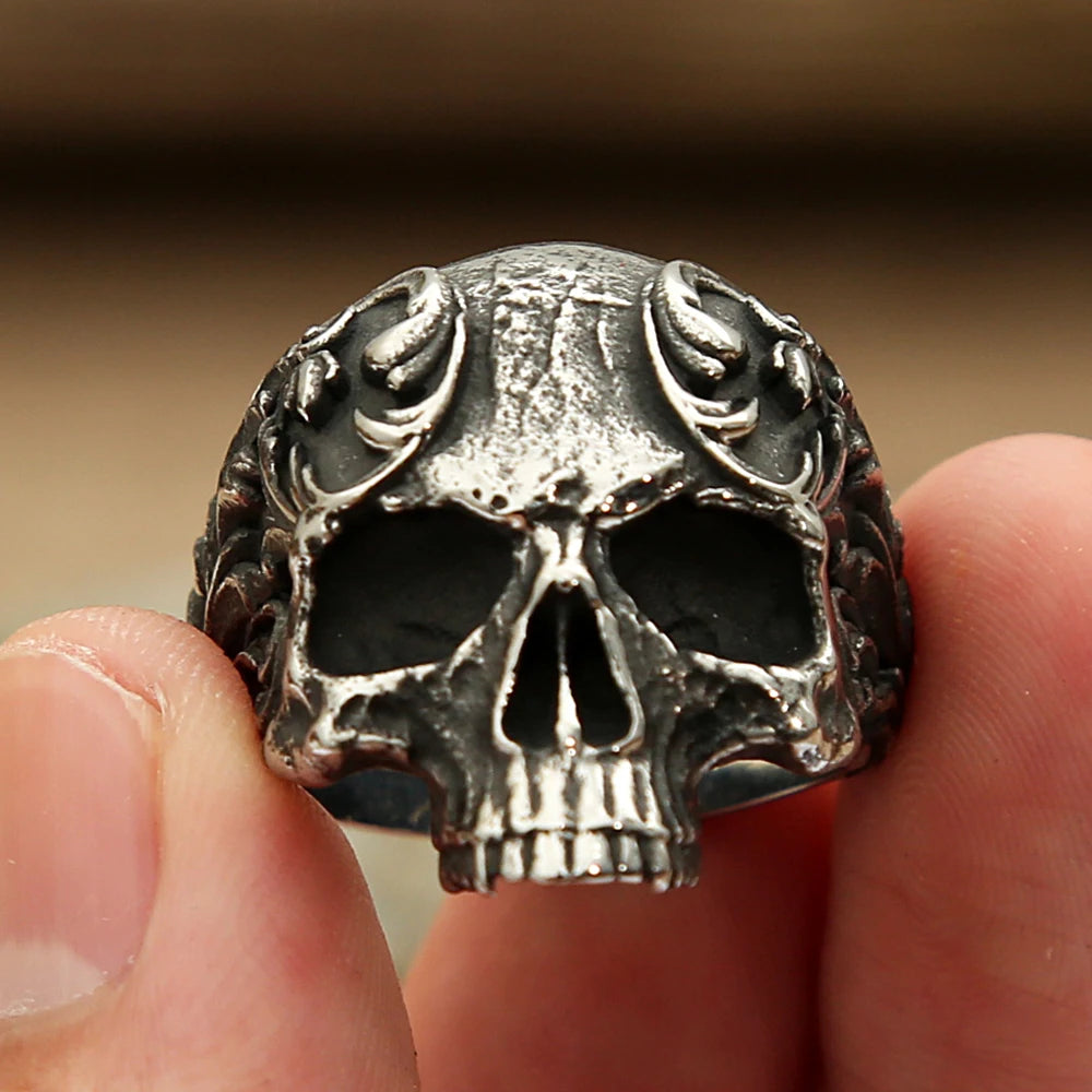 ANILLO CALAVERA GOTICO