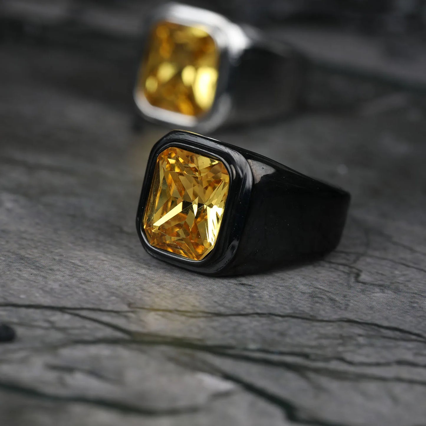 ANILLO GEMA RECTANGULAR