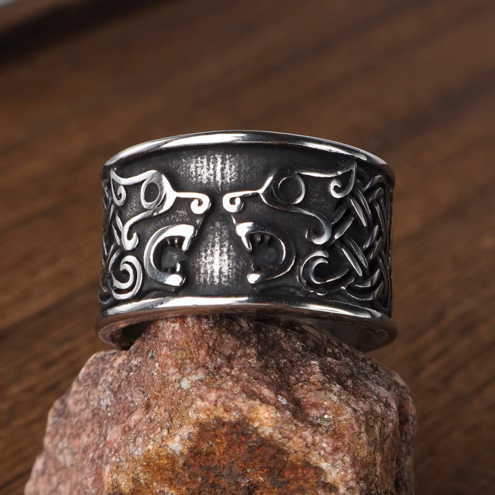 ANILLO LOBOS VIKINGOS