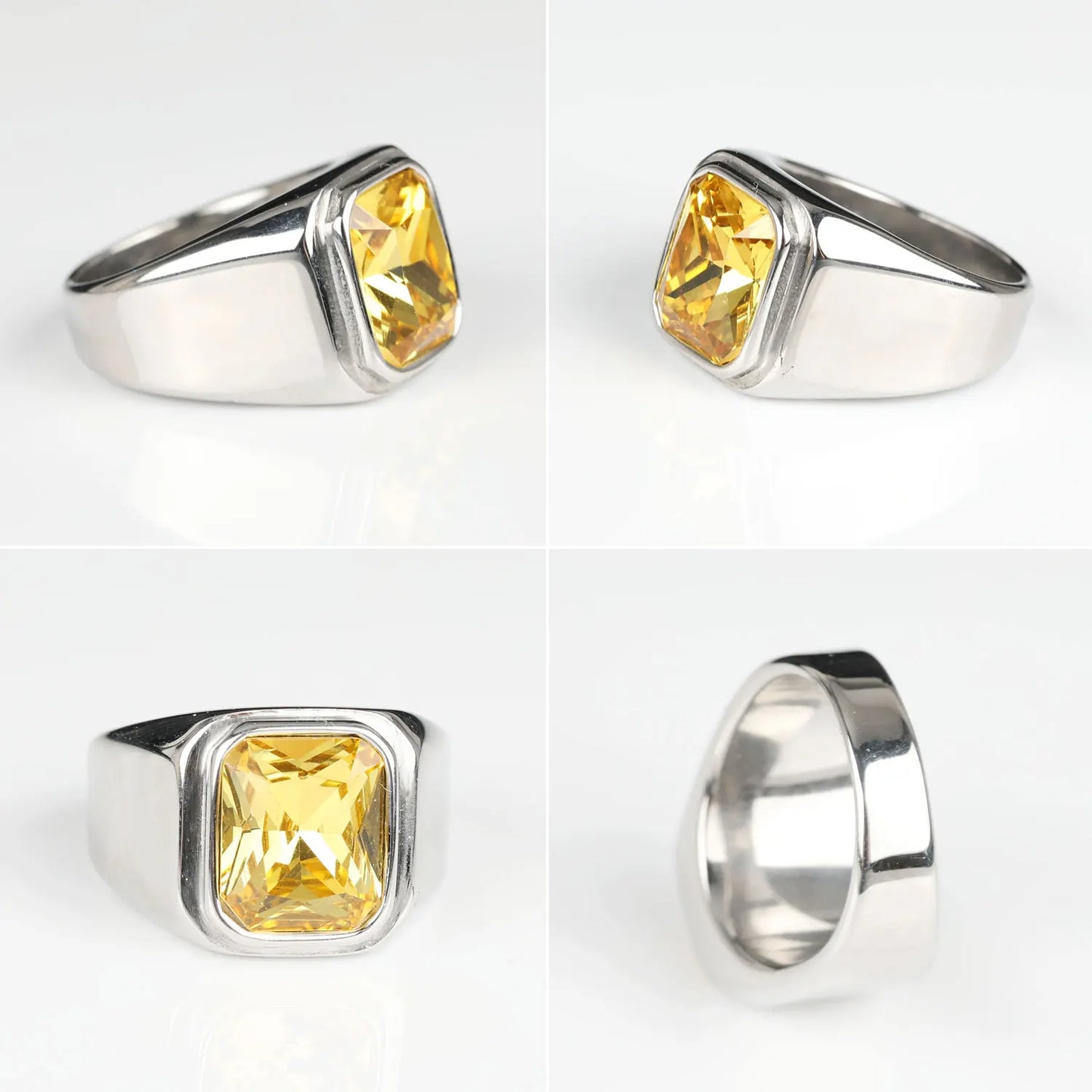 ANILLO GEMA RECTANGULAR