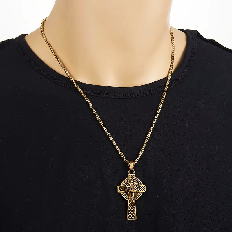 COLLAR CRUZ ROSTRO JESUS