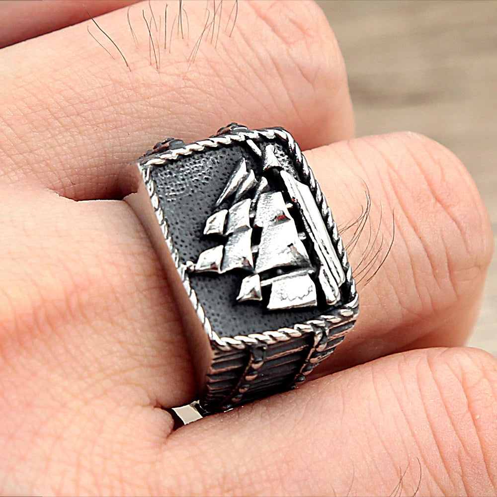 ANILLO BARCO RECTANGULAR