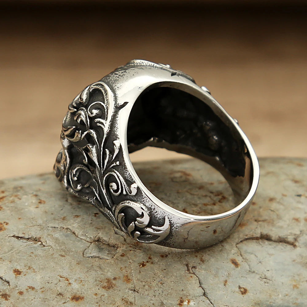 ANILLO CALAVERA GOTICO